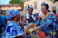 Linda Ocloo brought the spirit of Christmas and New Year to life across her constituency