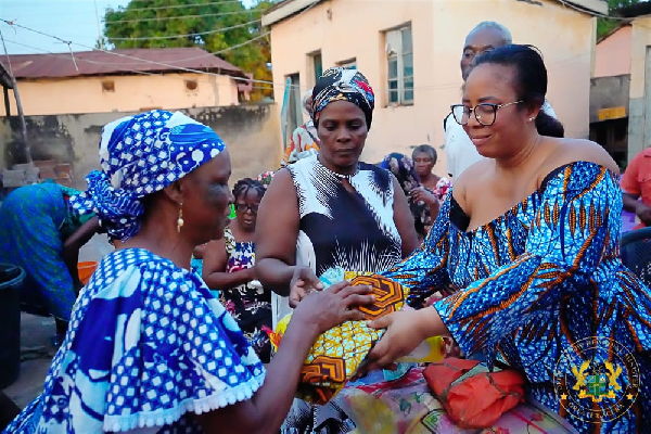 Linda Ocloo brought the spirit of Christmas and New Year to life across her constituency