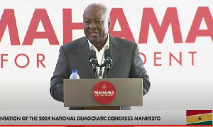 LIVESTREAMED: Mahama takes stage to present NDC 2024 manifesto to Ghanaians