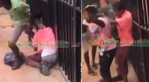 File photo of students assaulting another student