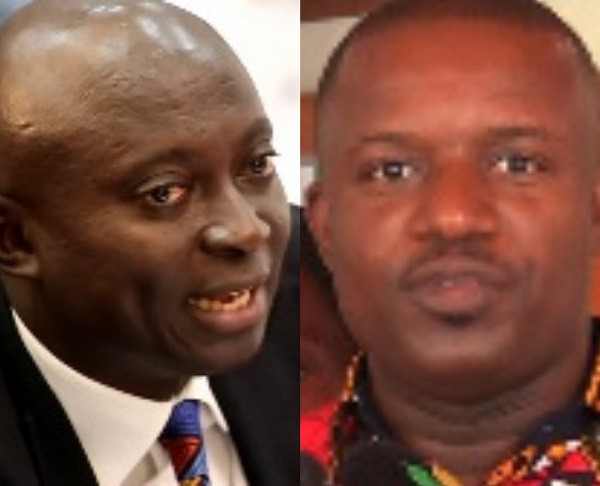 Samuel Atta Akyea (left), John Jinapor (right)