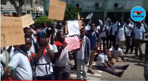 The protesting Agric trainees were from five agricultural colleges in the country