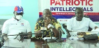 Some executives of the Patriotic Intellectuals at the Takoradi Technical University