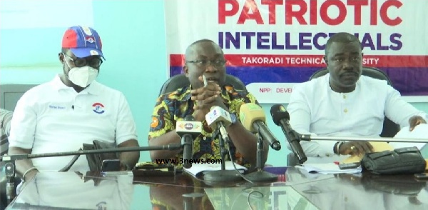 Some executives of the Patriotic Intellectuals at the Takoradi Technical University