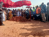 President Mahama launched the construction of 33 24-hour markets in Asesewa for all MMDAs in the E/R