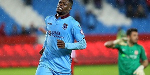 Ekuban hit a hat-trick for Trabzonspor yesterday