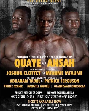 Joshua Clottey would stage a comeback, after over two years of absence in the ring