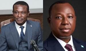 Special Prosecutor, Kissi Agyebeng (L) and CHRAJ boss, Joseph Akanjolenur Whittal (R)