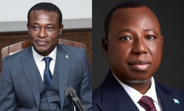 Special Prosecutor, Kissi Agyebeng (L) and CHRAJ boss, Joseph Akanjolenur Whittal (R)