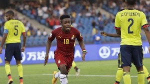 Sadiq Ibrahim scored Ghana's first goal in the FIFA 2017 U17 World Cup