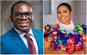 Prophet Prince Osei (L) says poor communication ruined his marriage with Empress Gifty (R)