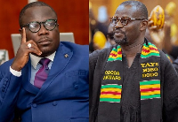 Joseph Addae Akwaboa (L) says Annoh-Dompreh (R) is instigating a cocoa smuggling syndicate