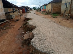 The roads in the town have not been rehabilitated since the 70s