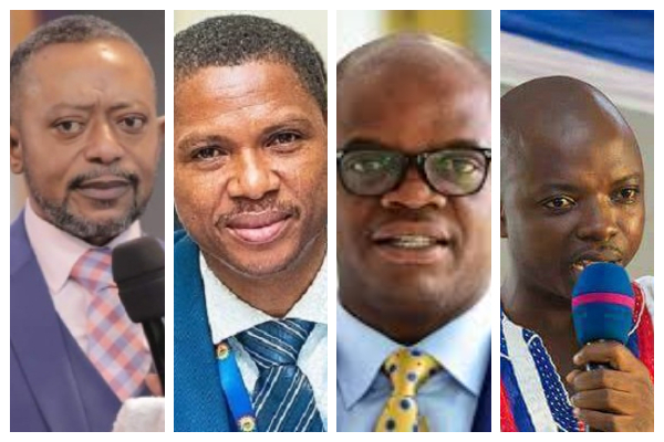 Rev. Owusu-Bempah ,  Francis Xavier Sosu, Dr. Stephen Amoah and Abronye