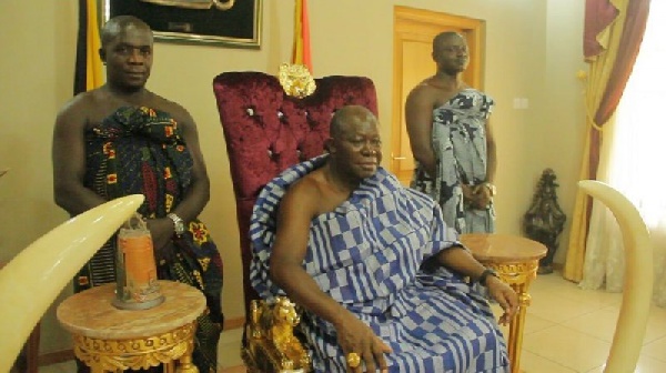 The Asantehene Otumfour Osei Tutu