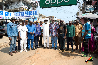 Simon Madjie met with the GUTA leadership as they visited some traders