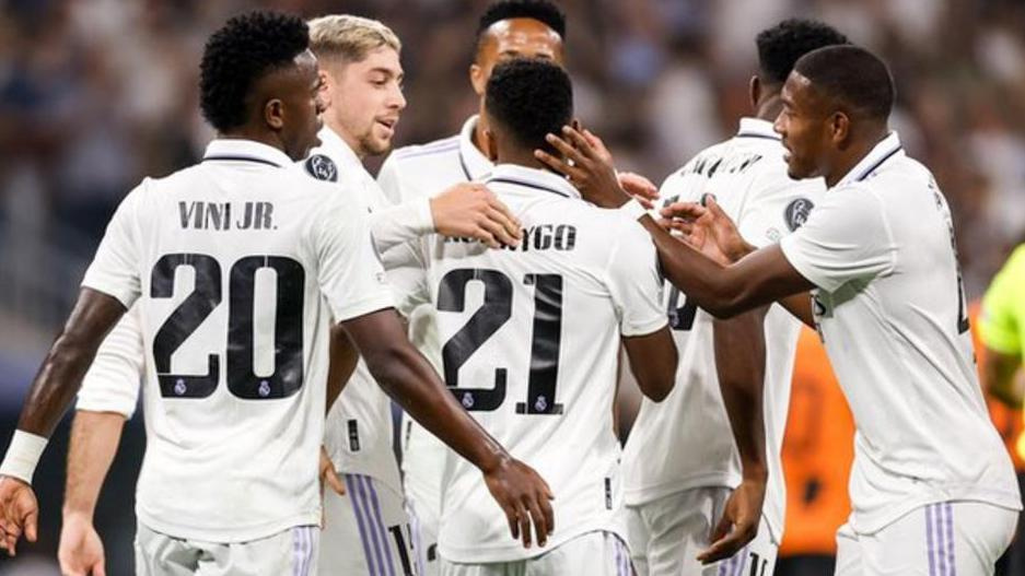 Yan Real Madrid a cikin murna