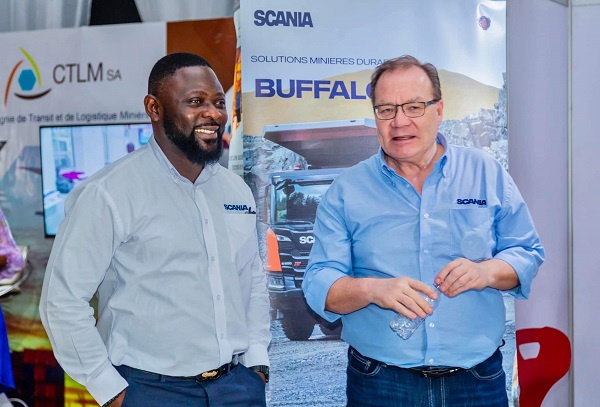 Head of Marketing, Communications, and Sustainability of Scania West Africa, Belo Cida Haruna (L)