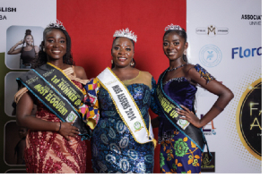 Efe, Dr. Pat and Abigail, winners of Face of ASSENS 2024