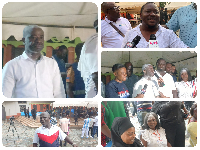 Collaged photos of Wofa Atta, Chairman Fiifi and other executives from the Bantama Constituency