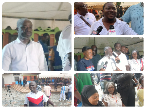 Collaged photos of Wofa Atta, Chairman Fiifi and other executives from the Bantama Constituency