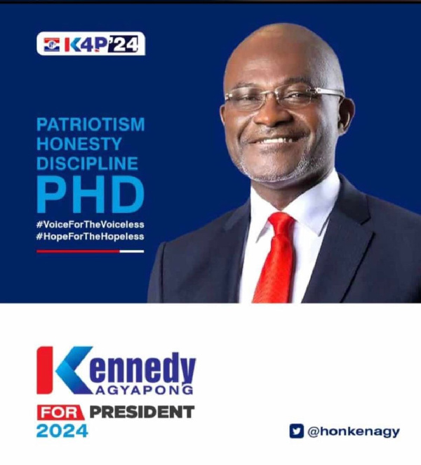 P.H.D: The 3 principles on which Kennedy Agyapong’s 2024 presidential campaign will be anchored