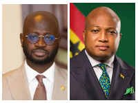 Nana Asafo-Adjei Ayeh (L) and Samuel Okudzeto Abllakwa (R)