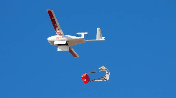 File photo of a Zipline drone