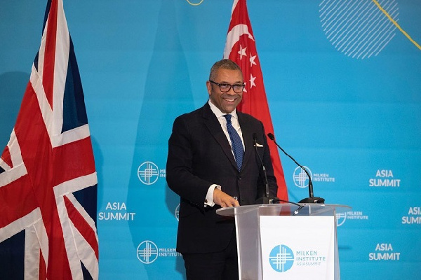 UK Foreign Secretary James Cleverley