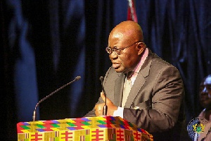 President Akufo-Addo addressing the Ghanaian community in Belgium