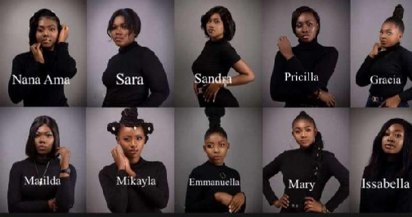 Finalists of the Miss Health Ghana pageant