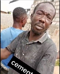 Agogo connived with his friend to steal cement