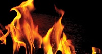 Kerosene soaked in a little girl's dress set her ablaze when she got closer to naked fire