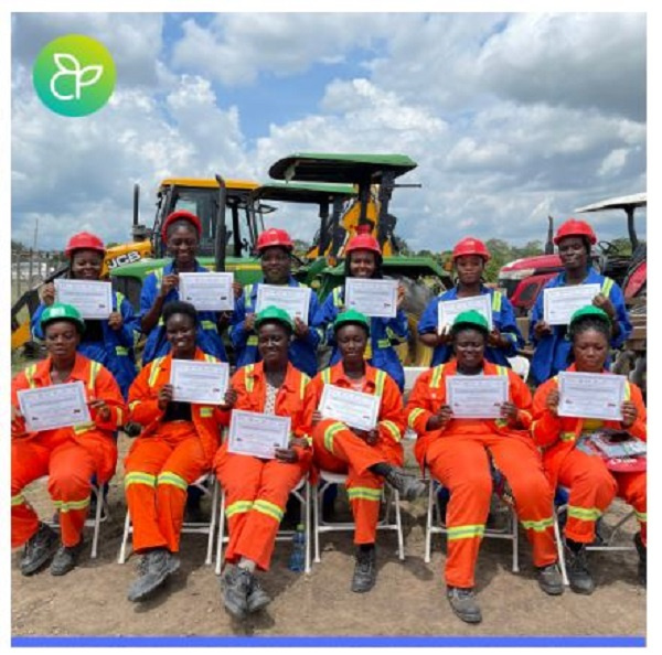 Graduates from the First Women in Agriculture Mechanisation Training
