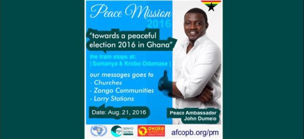 Dumelo's Peace Mission 2016