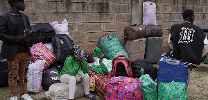 Burundian nationals wait outside the Embassy of the Republic of Burundi to obtain documents Burundian nationals wait outside the Embassy of the Republic of Burundi to obtain documents