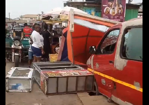 The accident happened at Mallam Junction, Accra