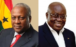 President John Dramani Mahama and Nana Akufo-Addo