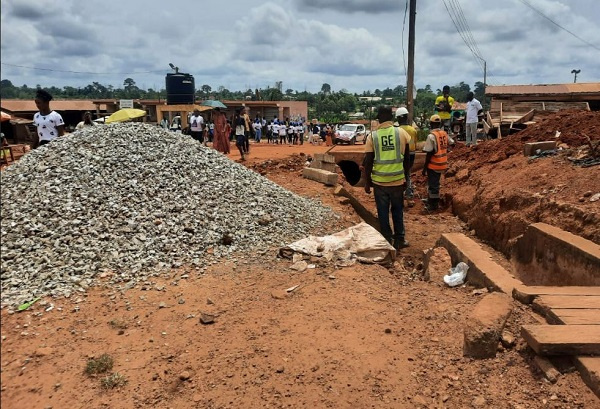 Contruction ongoing in Assin North constituency