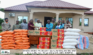 VRA Donates Relief Items To Mepe Communities 1