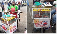 Food vendors are a common sight on the streets of the Kenyan capital