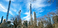 Manhattan’s “Billionaires’ Row” skyscrapers seen from Central Park