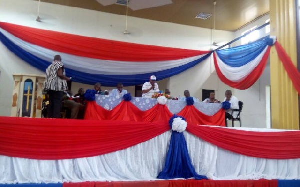 NPP loyalists at the Cape Coast South delegates conference