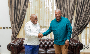 Former President Nana Addo Dankwa Akufo-Addo and President John Mahama
