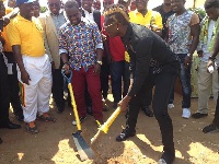 Gyan, during the so-cutting ceremony