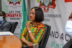 Chairperson of the Electoral Commission, Jean Mensa