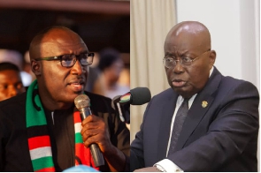 Henry Osei Akoto has taken on the president, Nana Akufo-Addo