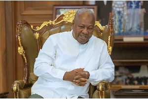 John Dramani Mahama is the President of the Republic of Ghana