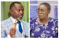 Dr Dominic Ayine and Ellen Ama Daaku