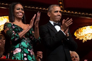 Former United States President Barack Obama and his wife, Michelle Obama were in Ghana in 2009 Former United States President Barack Obama and his wife, Michelle Obama were in Ghana in 2009
